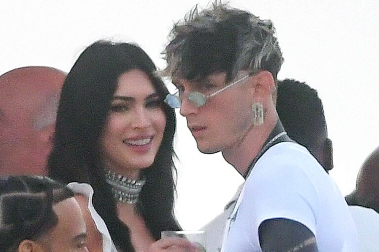 Machine Gun Kelly and Megan Fox Celebrate Fourth of July Together at Hamptons White Party